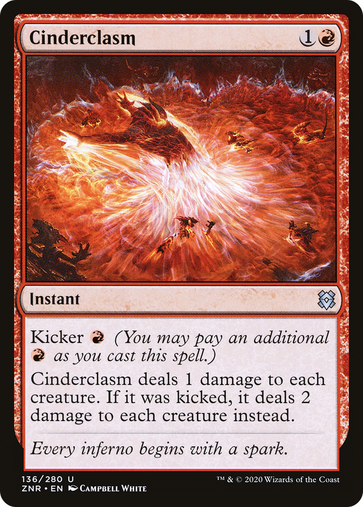 Magic: The Gathering - Cinderclasm Foil - Zendikar Rising