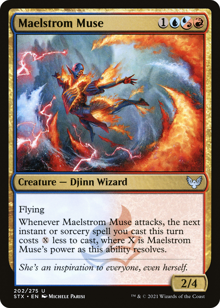 Magic: The Gathering - Maelstrom Muse Foil - Strixhaven: School of Mages