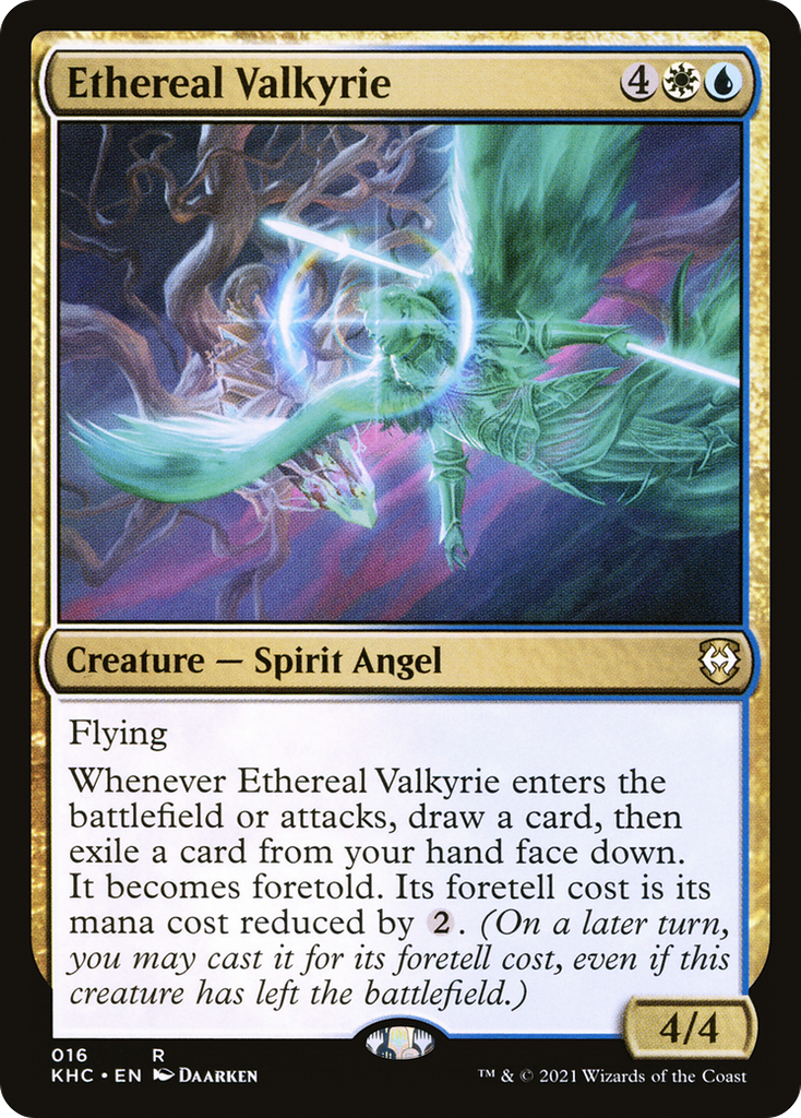 Magic: The Gathering - Ethereal Valkyrie - Kaldheim Commander