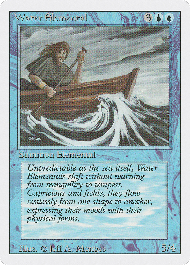 Magic: The Gathering - Water Elemental - Revised Edition