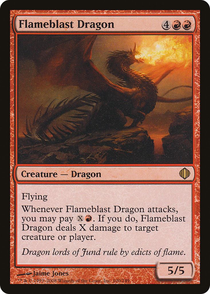 Magic: The Gathering - Flameblast Dragon - Shards of Alara