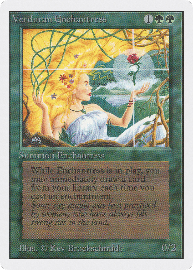 Magic: The Gathering - Verduran Enchantress - Unlimited Edition