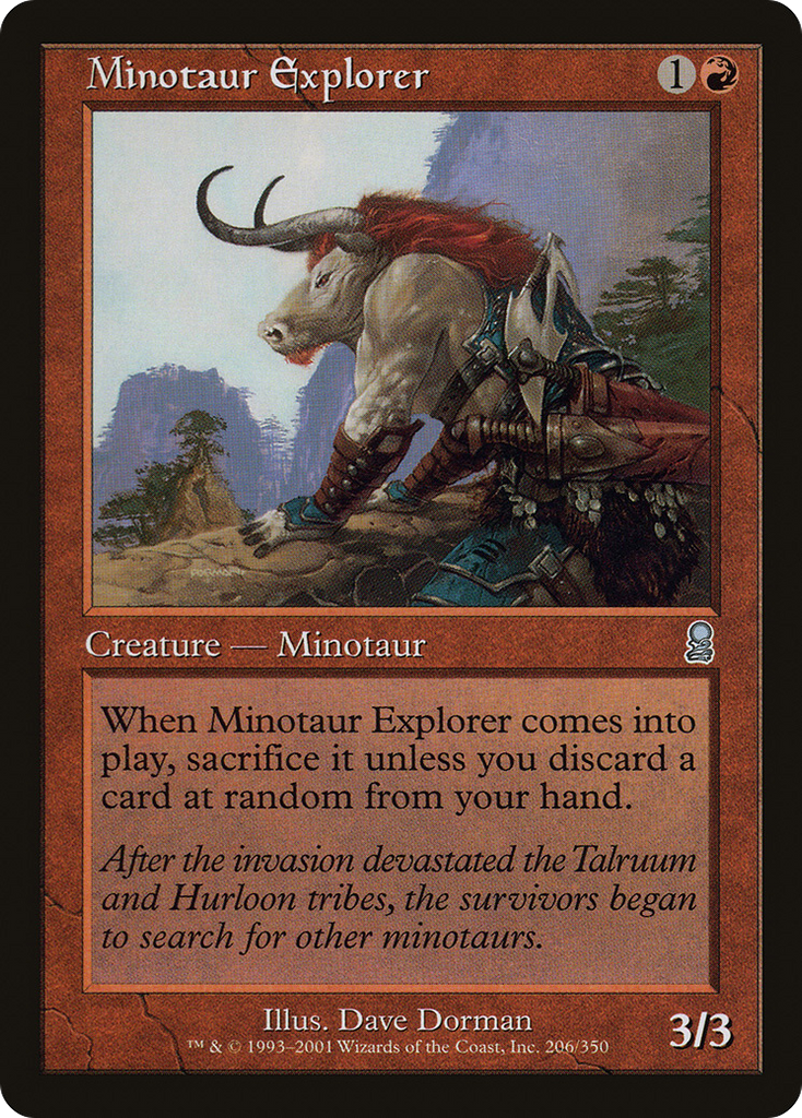 Magic: The Gathering - Minotaur Explorer - Odyssey