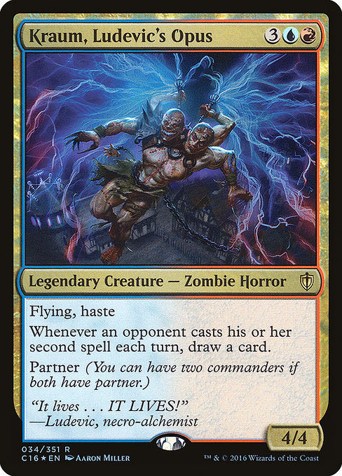 Magic the Gathering - Kraum, Ludevic's Opus Foil - Commander 2016