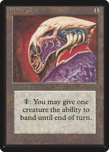 Magic: The Gathering - Helm of Chatzuk - Limited Edition Beta