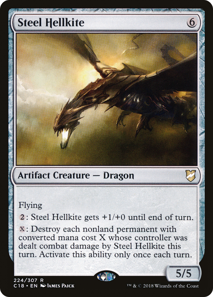 Magic: The Gathering - Steel Hellkite - Commander 2018