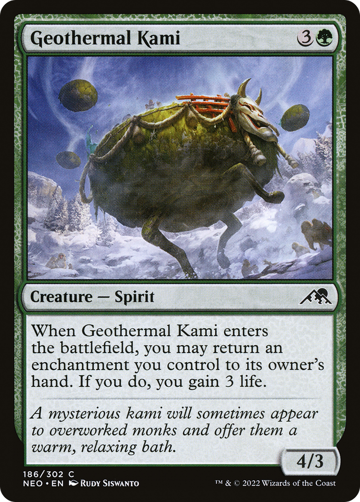 Magic: The Gathering - Geothermal Kami - Kamigawa: Neon Dynasty