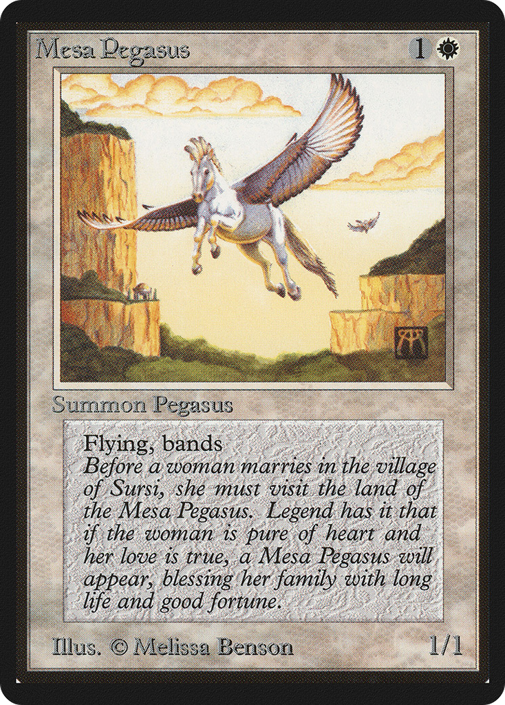 Magic: The Gathering - Mesa Pegasus - Limited Edition Beta