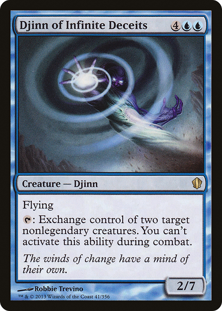 Magic: The Gathering - Djinn of Infinite Deceits - Commander 2013