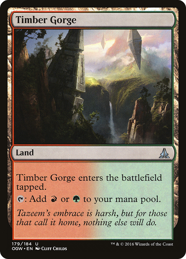 Magic: The Gathering - Timber Gorge - Oath of the Gatewatch