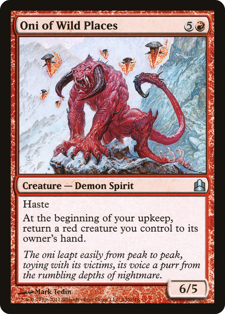 Magic: The Gathering - Oni of Wild Places - Commander 2011