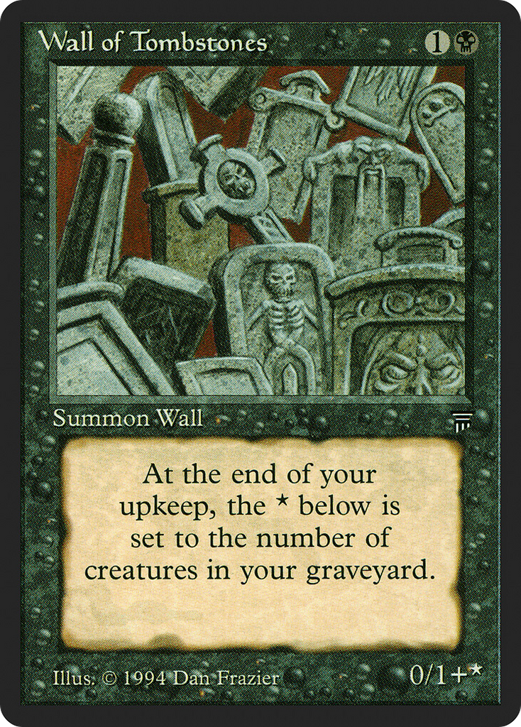 Magic: The Gathering - Wall of Tombstones - Legends