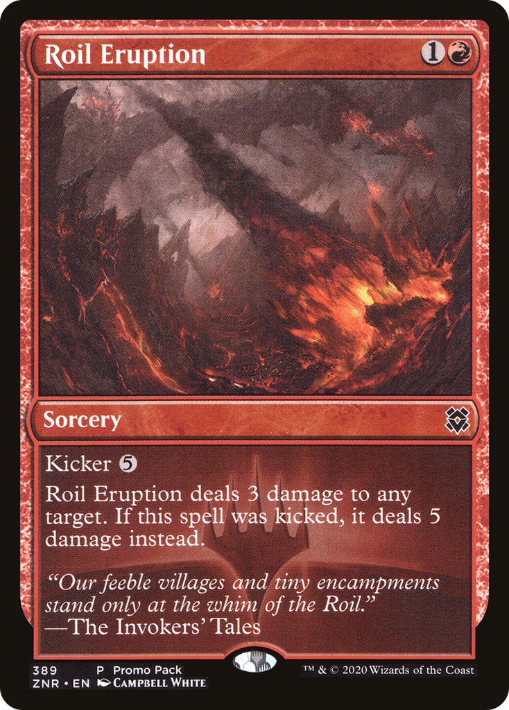 Magic: The Gathering - Roil Eruption Foil - Zendikar Rising