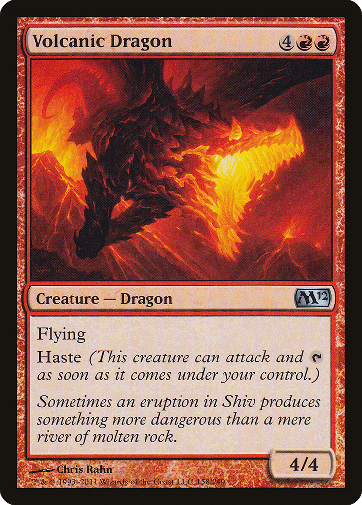 Magic: The Gathering - Volcanic Dragon - Magic 2012