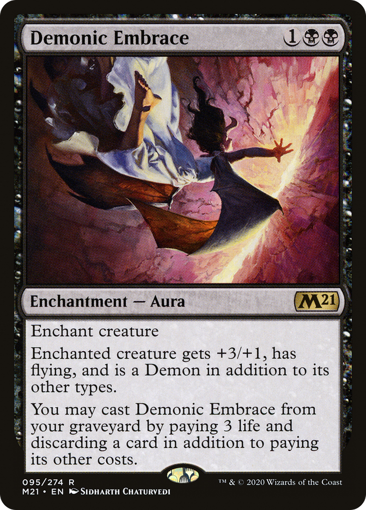 Magic: The Gathering - Demonic Embrace - Core Set 2021