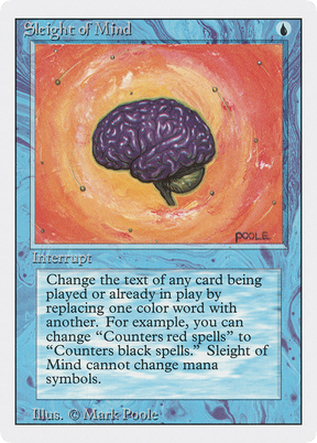 Magic: The Gathering - Sleight of Mind - Revised Edition