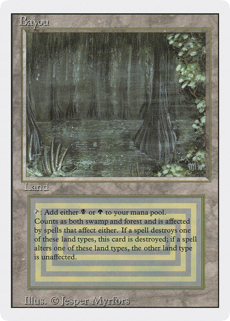 Magic: The Gathering - Bayou - Revised Edition