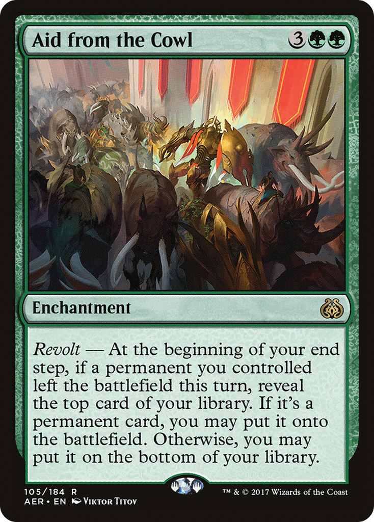 Magic: The Gathering - Aid from the Cowl - Aether Revolt