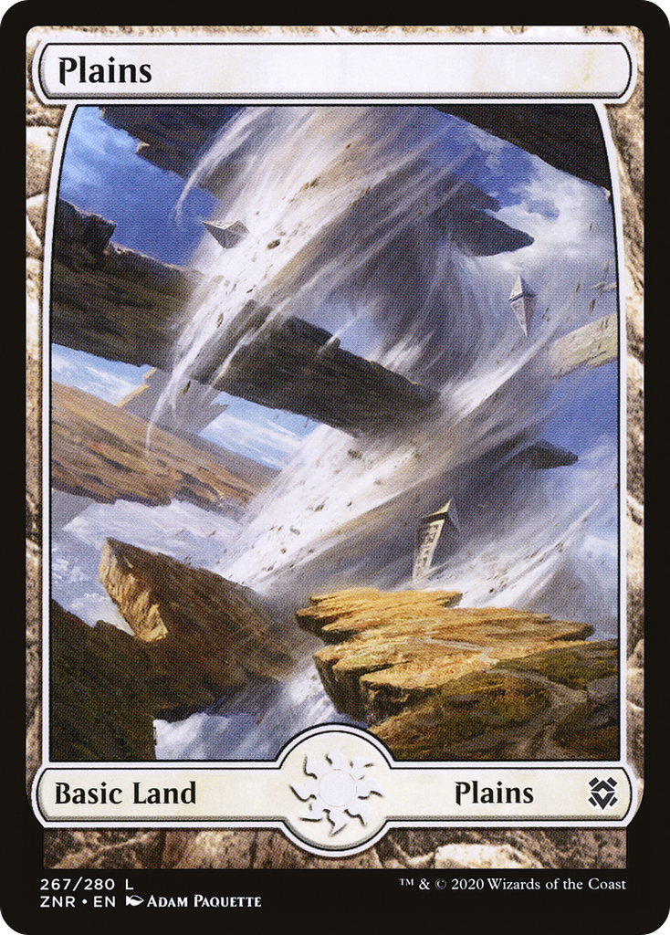 Magic: The Gathering - Plains #267 Foil - Zendikar Rising