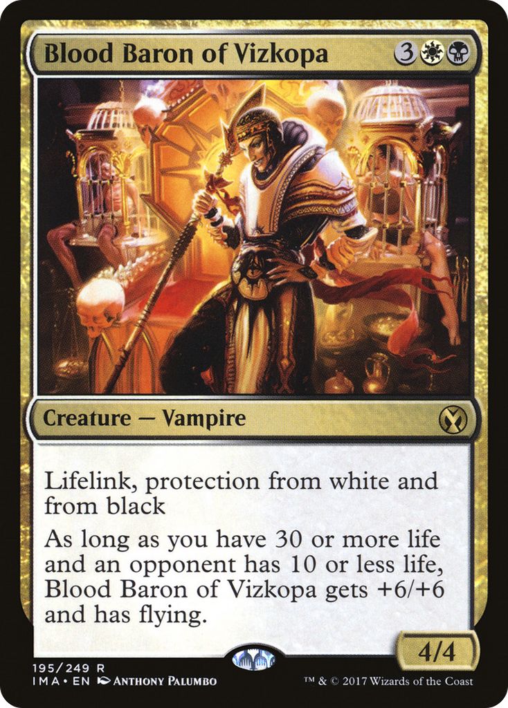 Magic: The Gathering - Blood Baron of Vizkopa - Iconic Masters