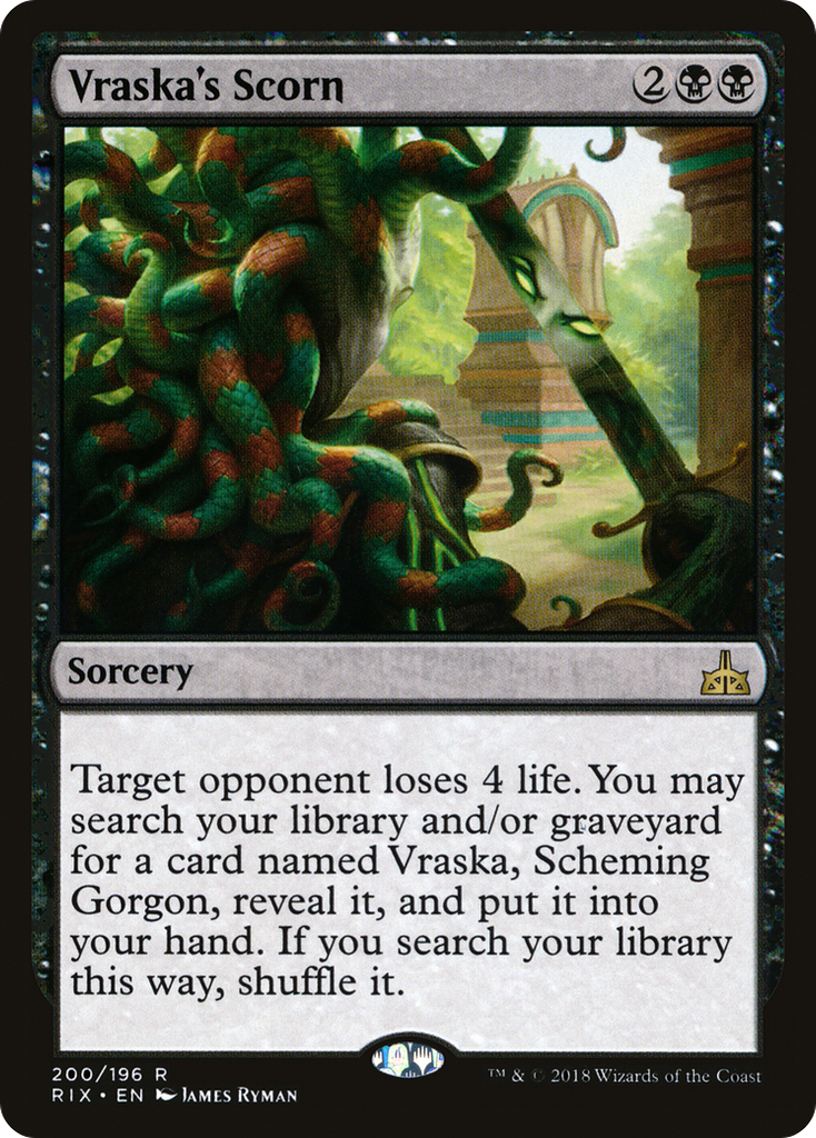 Magic: The Gathering - Vraska's Scorn - Rivals of Ixalan