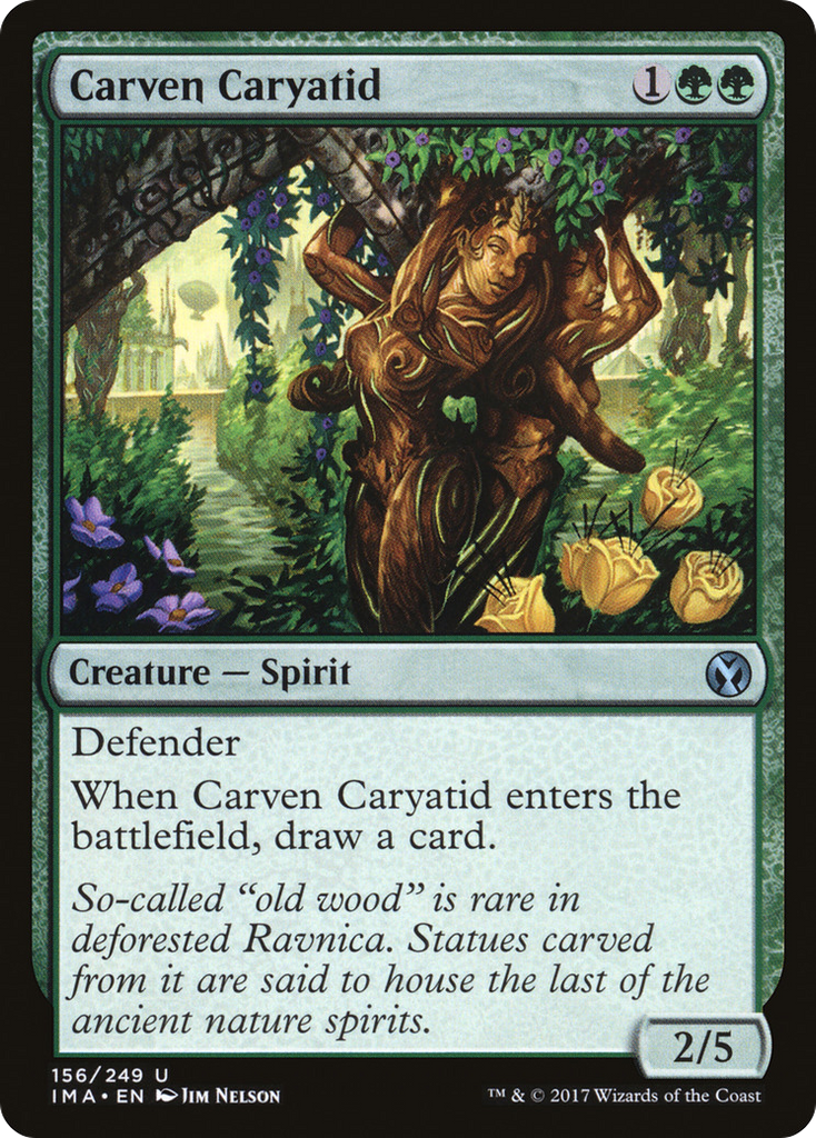 Magic: The Gathering - Carven Caryatid - Iconic Masters