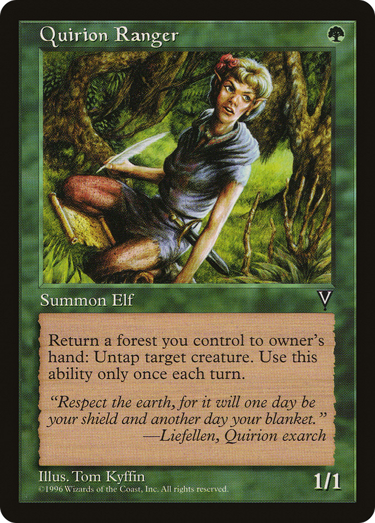 Magic: The Gathering - Quirion Ranger - Visions