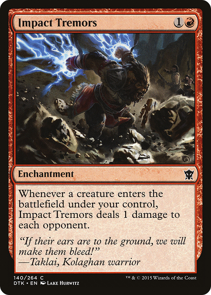 Magic: The Gathering - Impact Tremors - Dragons of Tarkir