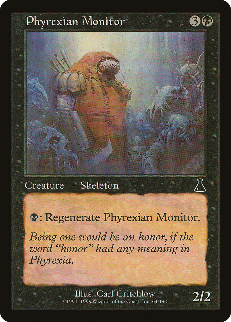 Magic: The Gathering - Phyrexian Monitor - Urza's Destiny