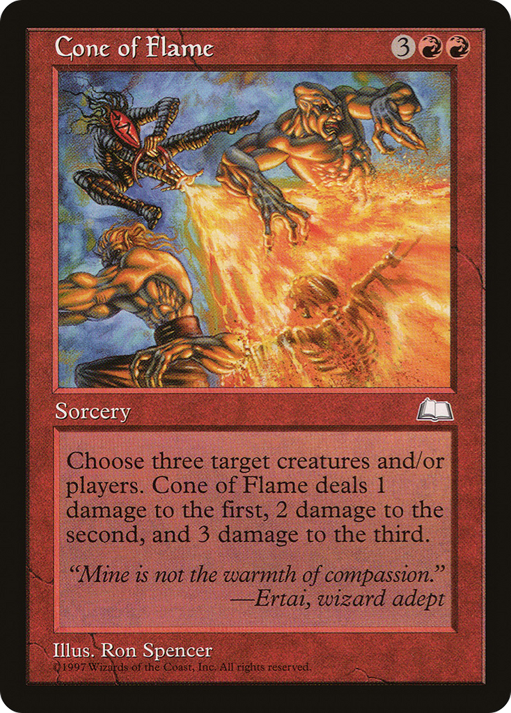 Magic: The Gathering - Cone of Flame - Weatherlight