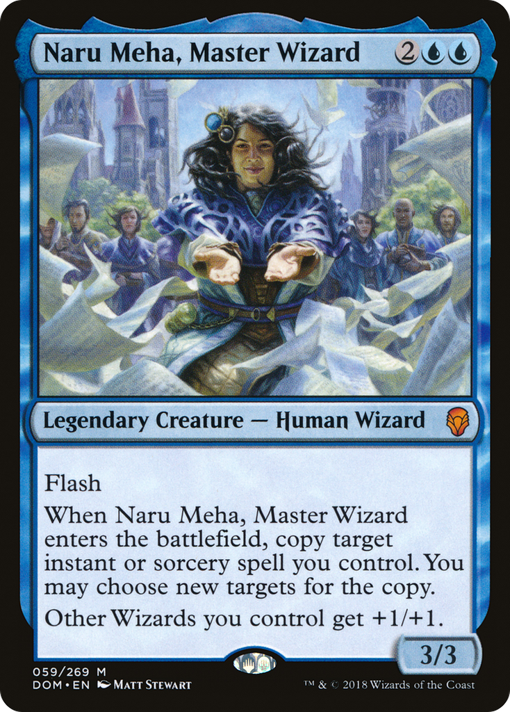 Magic: The Gathering - Naru Meha, Master Wizard - Dominaria