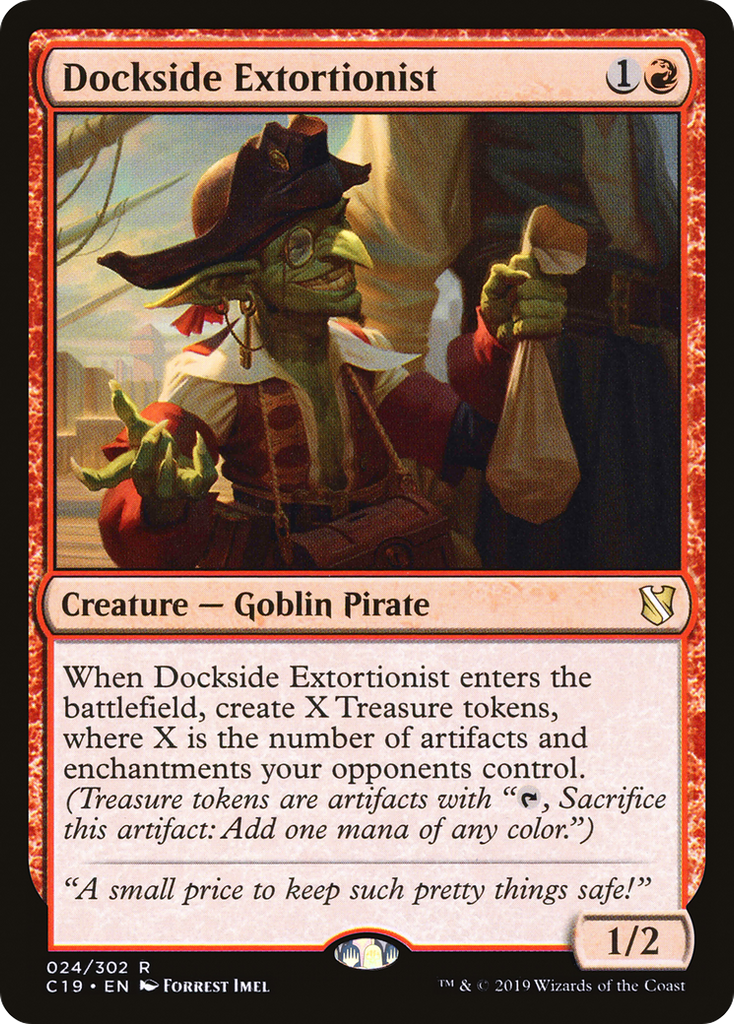 Magic: The Gathering - Dockside Extortionist - Commander 2019