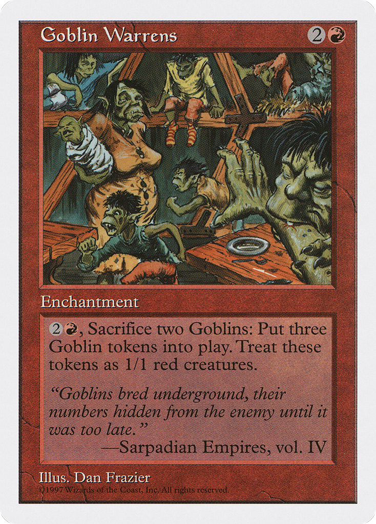 Magic: The Gathering - Goblin Warrens - Fifth Edition