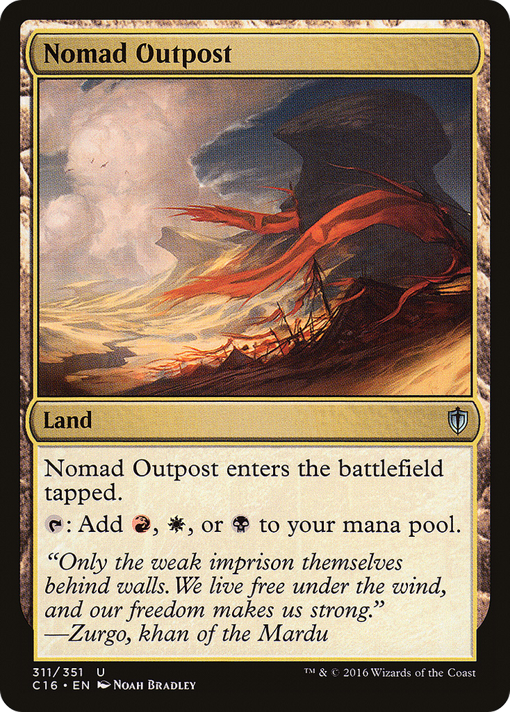 Magic: The Gathering - Nomad Outpost - Commander 2016