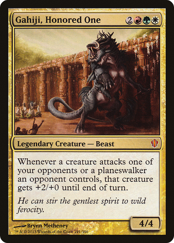 Magic: The Gathering - Gahiji, Honored One - Commander 2013