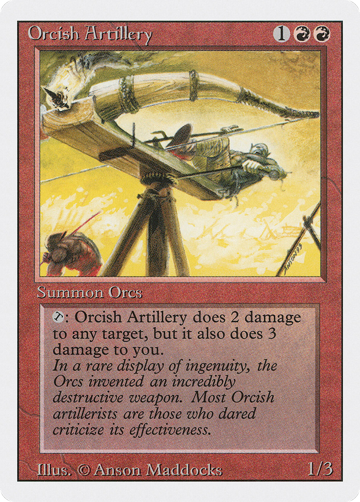 Magic: The Gathering - Orcish Artillery - Revised Edition