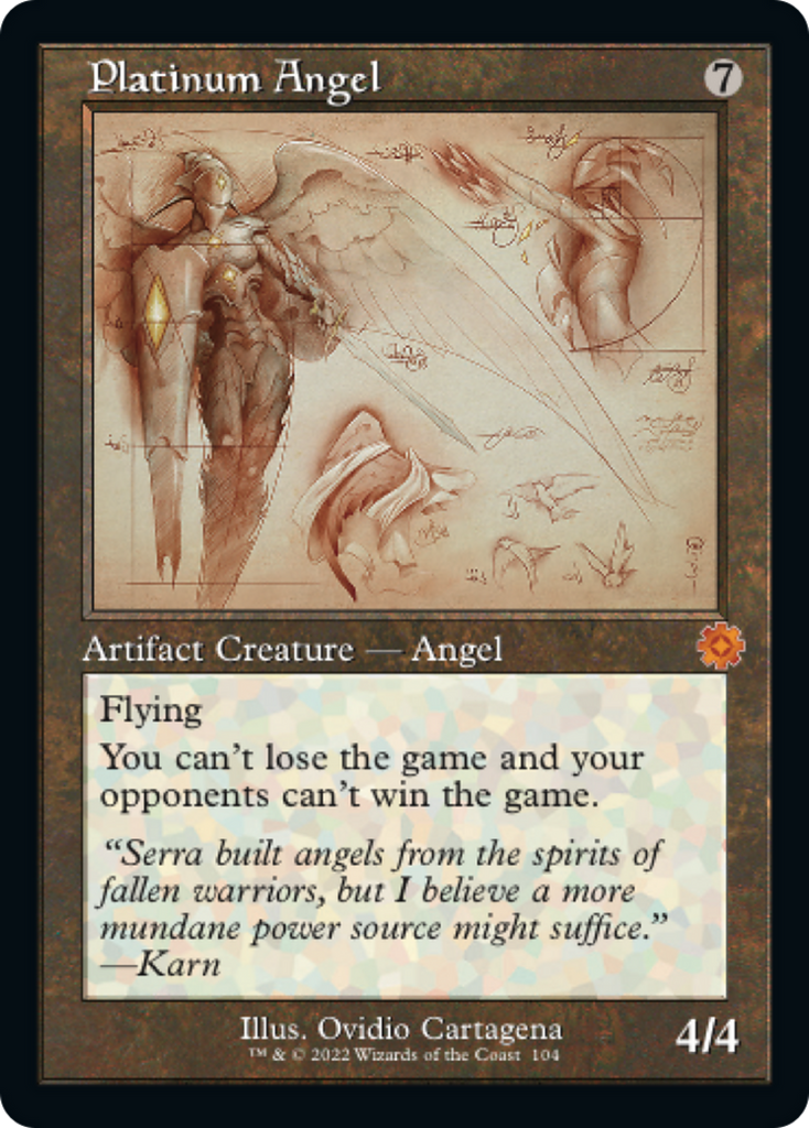 Magic: The Gathering - Platinum Angel - The Brothers' War Retro Artifacts