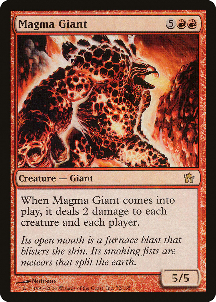 Magic: The Gathering - Magma Giant - Fifth Dawn