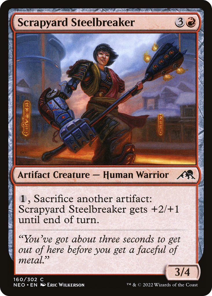 Magic: The Gathering - Scrapyard Steelbreaker - Kamigawa: Neon Dynasty