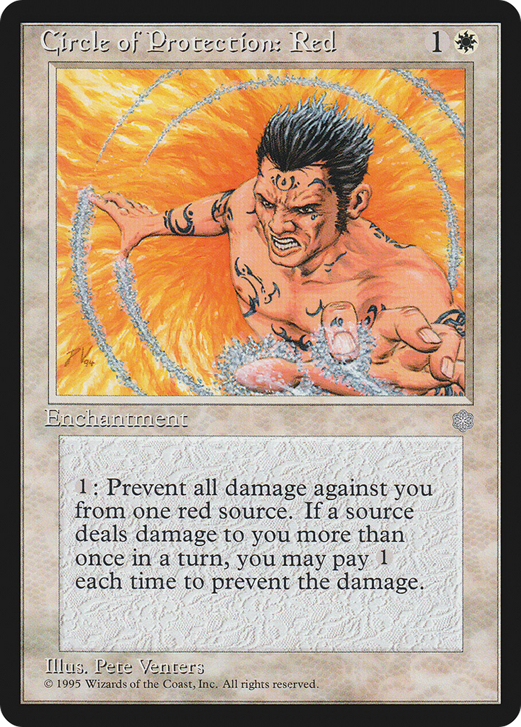 Magic: The Gathering - Circle of Protection: Red - Ice Age