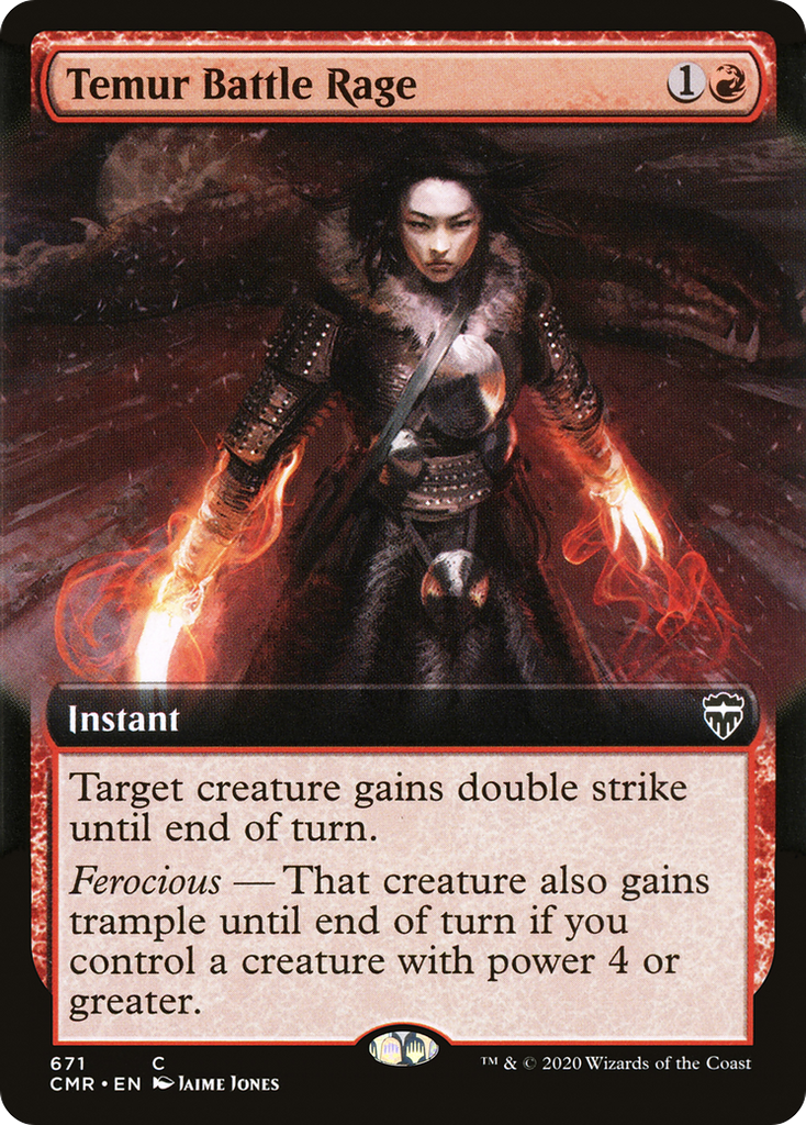 Magic: The Gathering - Temur Battle Rage Foil - Commander Legends