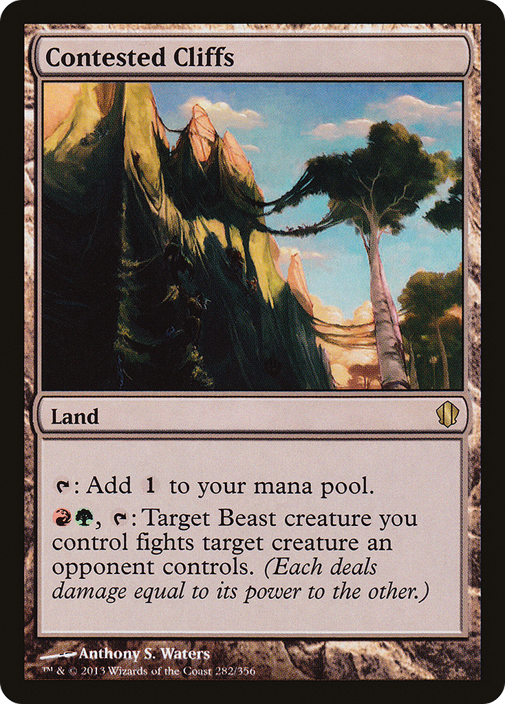 Magic: The Gathering - Contested Cliffs - Commander 2013