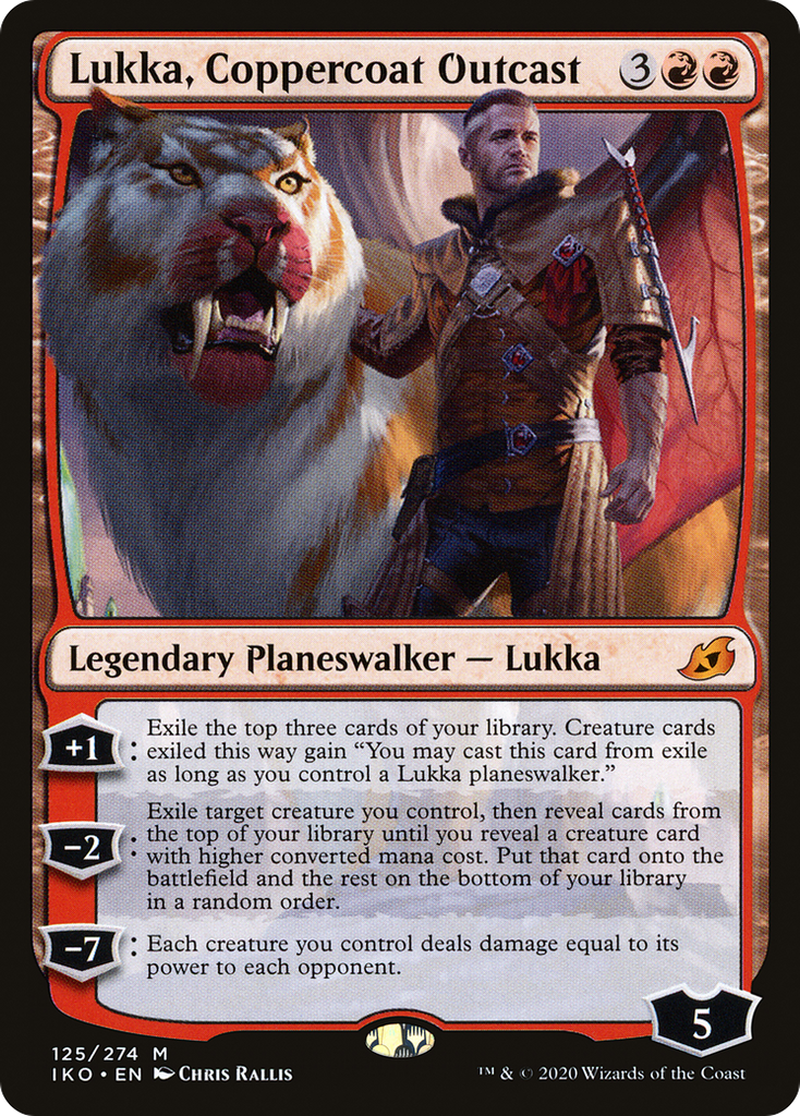 Magic: The Gathering - Lukka, Coppercoat Outcast - Ikoria: Lair of Behemoths