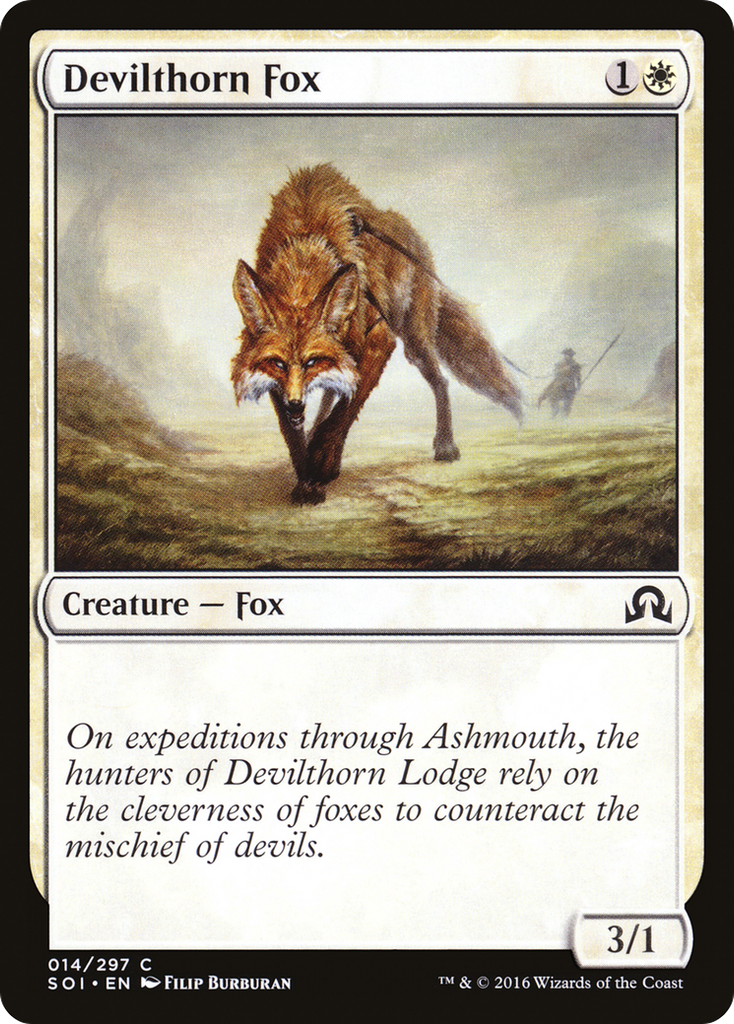 Magic: The Gathering - Devilthorn Fox - Shadows over Innistrad