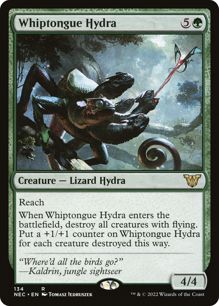Magic: The Gathering - Whiptongue Hydra - Neon Dynasty Commander