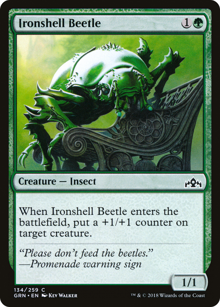 Magic: The Gathering - Ironshell Beetle - Guilds of Ravnica