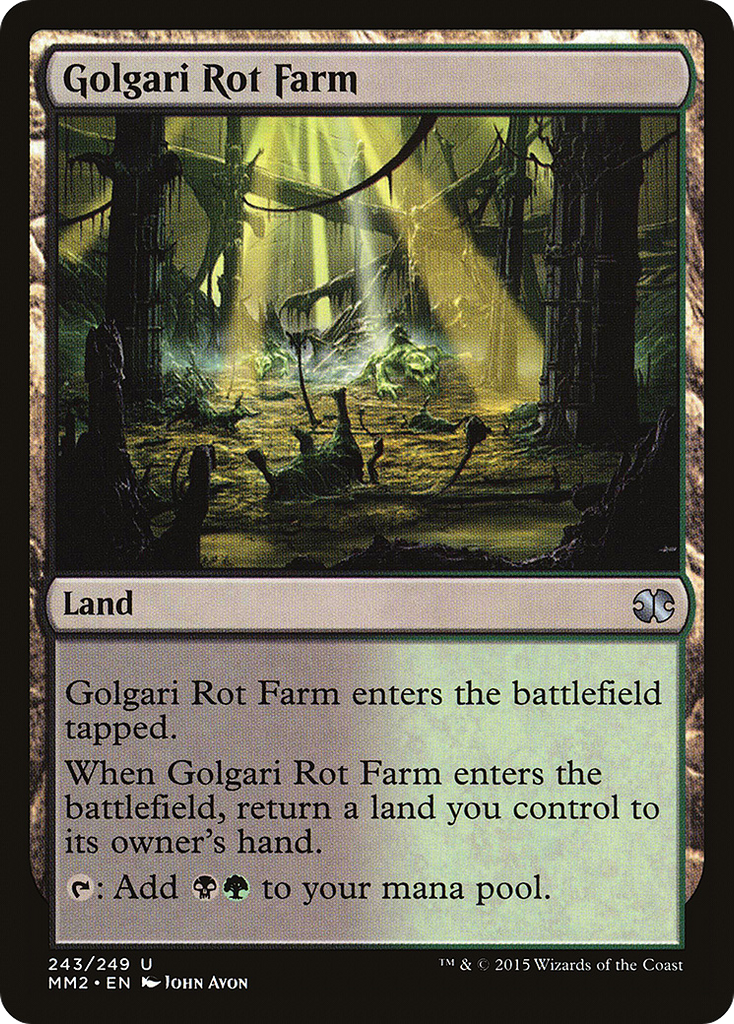 Magic: The Gathering - Golgari Rot Farm - Modern Masters 2015