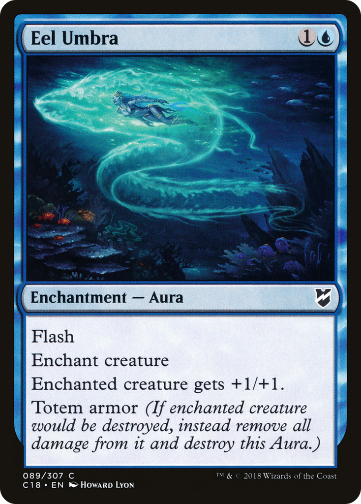 Magic: The Gathering - Eel Umbra - Commander 2018