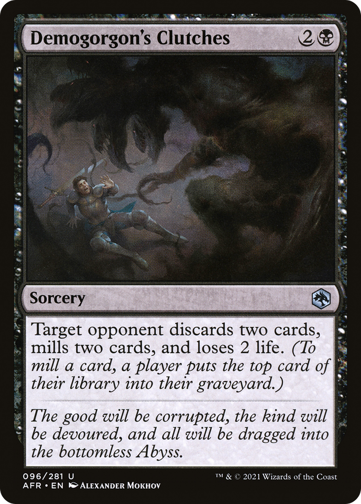 Magic: The Gathering - Demogorgon's Clutches Foil - Adventures in the Forgotten Realms