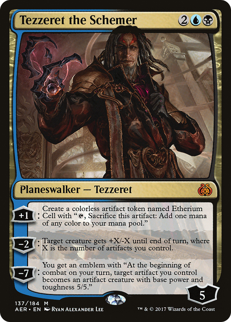 Magic: The Gathering - Tezzeret the Schemer - Aether Revolt